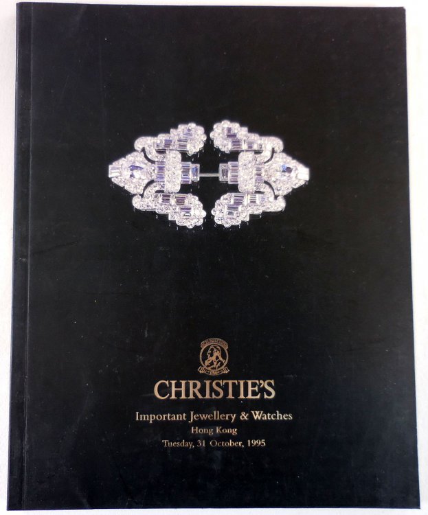 Christie's : Important Jewellery [Jewelry] & Watches : Hong Kong : October 31, 1995 : Sale No. CASSIA-1119