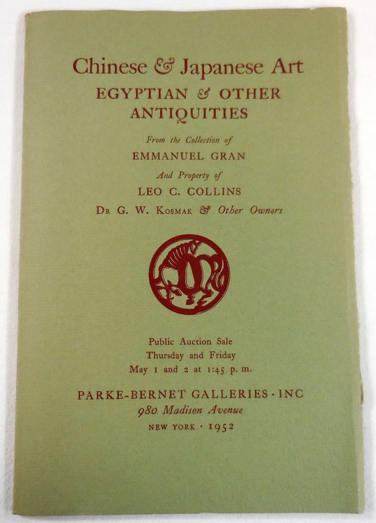 Image for Chinese & Japanese Art, Egyptian and Other Antiquities. New York: May 1 and 2, 1952 Chinese & Japanese Art, Egyptian and Other Antiquities. New York: May 1 and 2, 1952