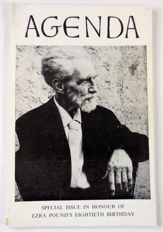 Agenda: Special Issue in Honor of Ezra Pound's Eightieth Birthday. Vol. 4, No. 2. October-November 1965
