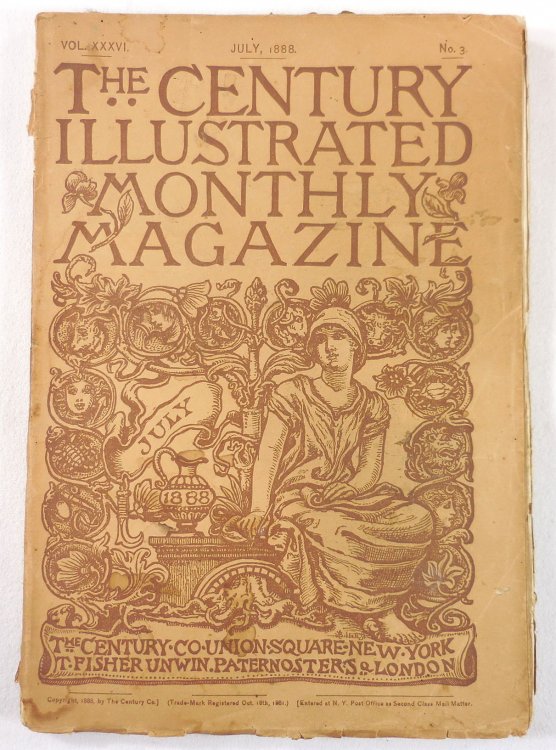 The Century Magazine. Vol XXXVI, No. 3. July 1888