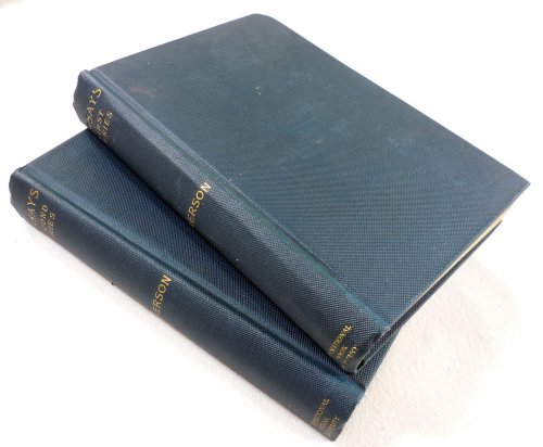 Essays. First Series, Second Series. Two Volumes
