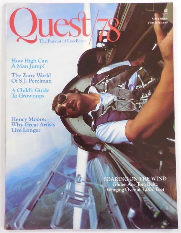 Quest/78 Magazine: The Pursuit of Excellence. November/December 1978. Vol. 2. No. 6
