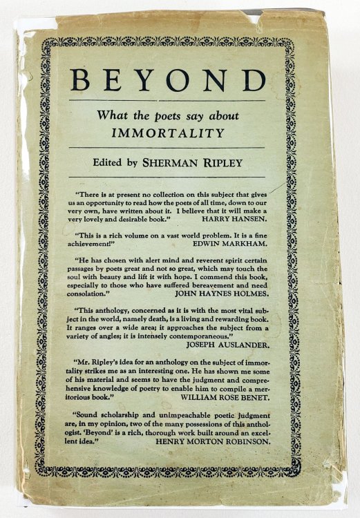 Beyond: An Anthology of Immoprtality
