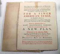For a Finer American Stage. With A New Plan. Regarding the Future of the Repertory Theatre.