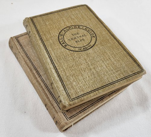 The Alpine Guide Volume II Parts I and II. The Central Alps I and II. Alpine Club Edition