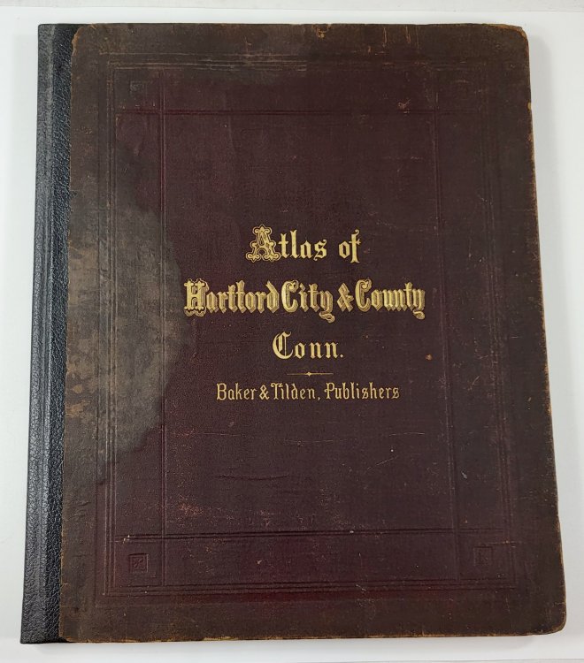Atlas of Hartford City and County, With a Map of Connecticut from Actual Surveys