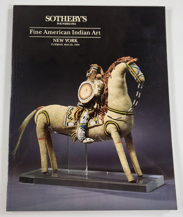 Fine American Indian Art. Sotheby's New York, May 25, 1993. Sale 6427