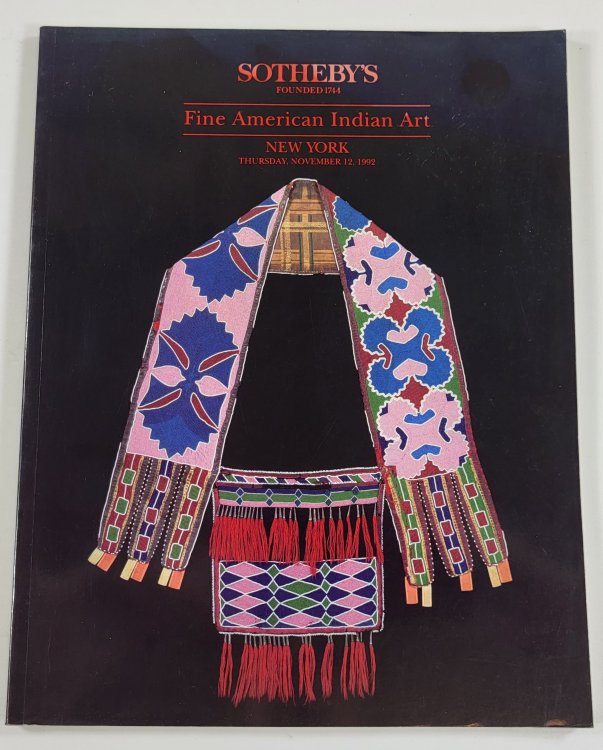 Image for Fine American Indian Art. Sotheby's New York, November 12, 1992. Sale 6427 Fine American Indian Art. Sotheby's New York, November 12, 1992. Sale 6427