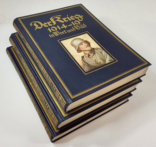 Der Krieg 1914/19 in Wort Und Bild. Three Volumes (Erster, Zweiter, Dritter)