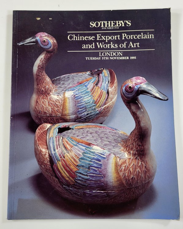 Sotheby's: Chinese Export Porcelain and Works of Art. London: November 5, 1991