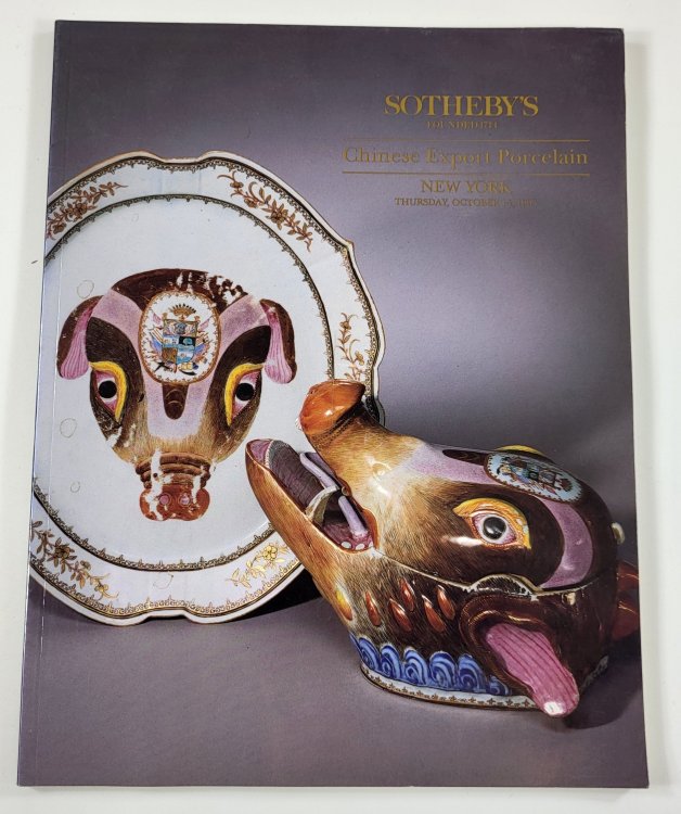 Sotheby's: Chinese Export Porcelain. New York: October 14, 1993