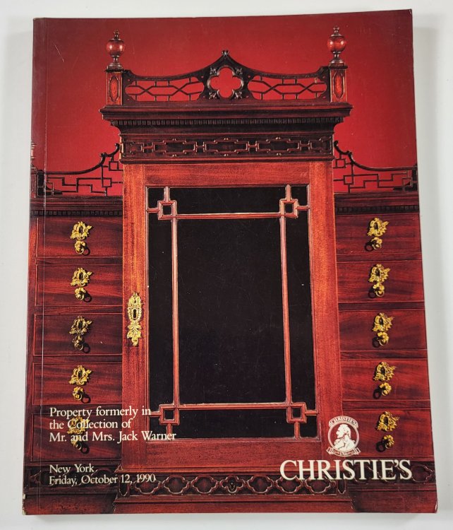 Image for Christies's: Property Formerly in the Collection of Mr. And Mrs. Jack Warner. New York: October 12, 1990 Christies's: Property Formerly in the Collection of Mr. And Mrs. Jack Warner. New York: October 12, 1990
