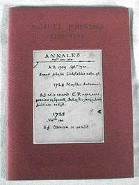 Samuel Johnson 1709-1784: An Exhibit of Books and Manuscripts from the Johnsonian Collection Formed By Mr. And Mrs. Donald F. Hyde at Four Oaks Farm
