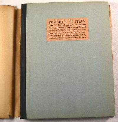 The Book in Italy During the Fifteenth and Sixteenth Centuries