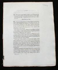 Observations on the heights of places in the Trigonometrical Survey of Great Britain, and Upon the Latitude of Arbury Hill