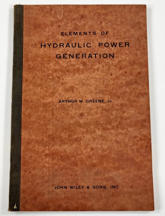 Elements of Hydraulic Power Generation