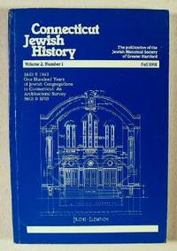 Connecticut Jewish History: Volume 2, Number 1, Fall 1991