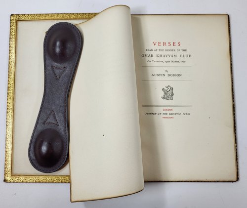 Verses Read at the Dinner of the Omar Khayyam Club on Thursday, 25th March, 1897