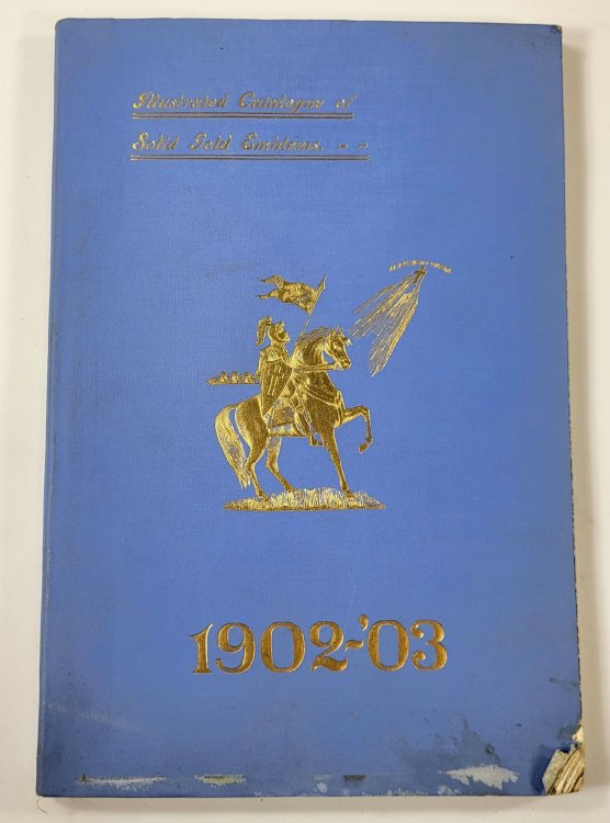 J. W. Richardson & Co. Illustrated Cataogue 1902-1903. Solid Gold Emblems, Lapel Buttons, Charms and Pins