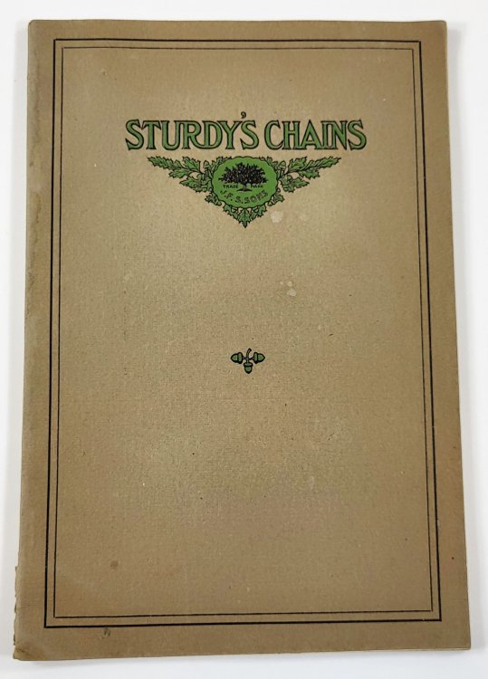 Sturdy's Chains. J. F. Sturdy's Sons Co. [Jewelry Catalog]