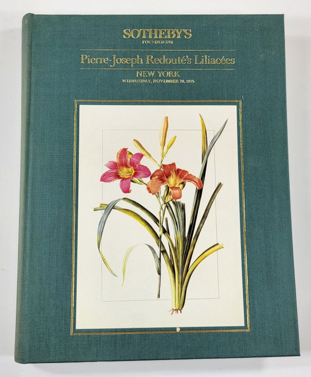 Sothebys's: Pierre-Joseph Redoute's Les Liliacees. New York: November 20, 1985. Sale 5397