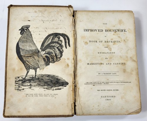 The Improved Housewife, or Book of Receipts; with Engravings for Marketing and Carving