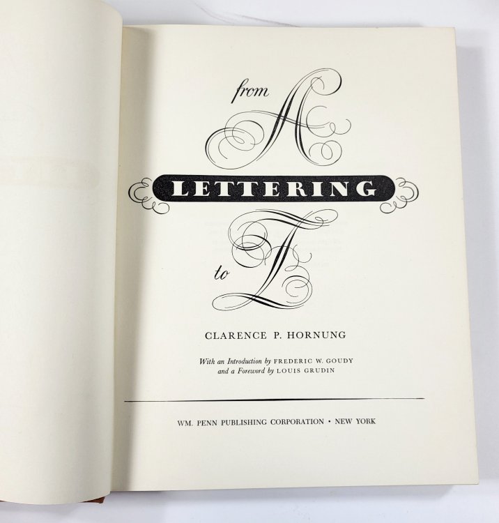 Lettering from A to Z