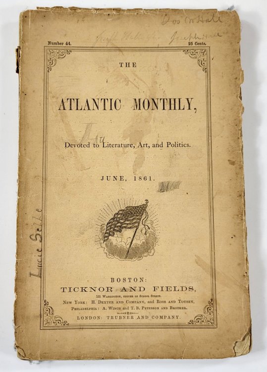 The Atlantic Monthly. Volume VII, No. XLIV - June 1861. A Magazine of Literature, Art and Politics