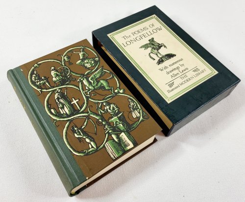The Poems of Longfellow. Including: The Courtship of Miles Standish, Tales of a Wayside Inn, The Song of Hiawatha, Evangeline. Illustrated Modern Library Series