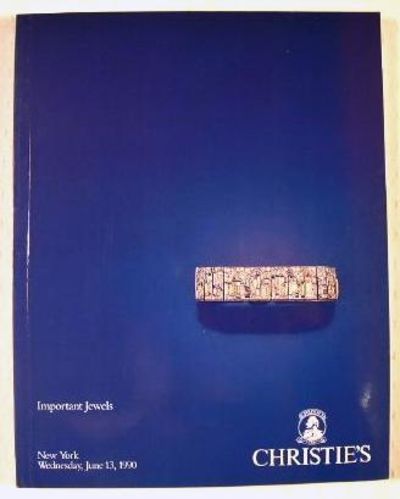 Christie's : Important Jewels : New York : June 13, 1990 : Sale No. MANHATTAN-8014
