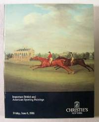 Christie's : Important British and American Sporting Paintings : New York : June 6, 1986 Sale No. 6158
