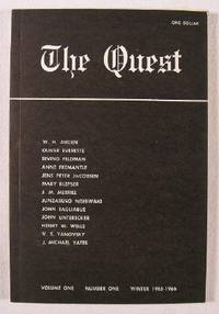The Quest : Volume One, Number One, Winter 1965 - 1966