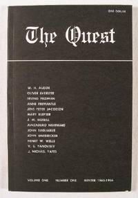 The Quest : Volume One, Number One, Winter 1965 - 1966