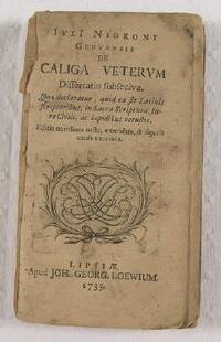 Genvensis De Caliga Veterum Dissertatio Subjectiva