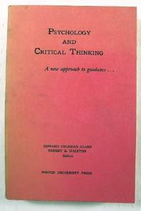 Psychology and Critical Thinking : A New Approach to Guidance