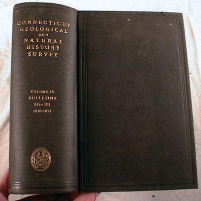 Connecticut State Geological and Natural History Survey Volume IV - Bulletins 16, 17, 18, 19, 20 and 21