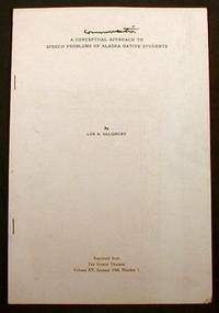A Conceptual Approach to Speech Problems of Alaska Native Students