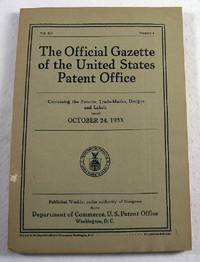 The Official Gazette of the United States Patent Office. Vol. 435, No. 4 - October 24, 1933