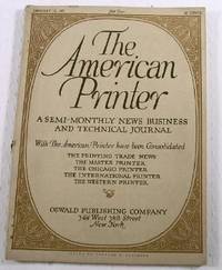 The American Printer. Volume 64, Number 2. January 20, 1917