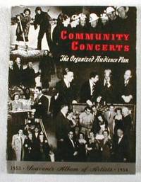 Community Concerts : The Organized Audience Plan. Souvenir Album of Artists 1953-1954 - 25th Anniversary