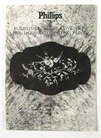 Phillips New York : Furniture, Decorative arts, paintings and Sporting Prints : March 21, 1987