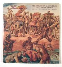 Skinner : Fine American and European Paintings and Prints : Bolton, Massachusetts : September 11, 1986 : Sale No. 1116