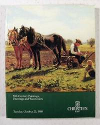 Christie's East : 19th Century Paintings, Drawings and Watercolors : New York : October 25, 1988 : Sale No. 6687