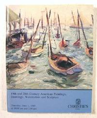Christie's East : 19th and 20th Century American Paintings, Drawings, Watercolors and Sculpture : New York : June 1, 1989 : Sale No. 6827