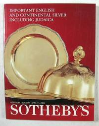 Sotheby's : Important English and Continental Silver Including Judaica : New York : April 11, 2000 : Sale No. 7457