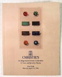 Christie's : An Important Private Collection of Gem and Jewelry Books : New York : April 15, 1996 : Sale No. Toor-8396