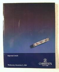 Christie's : Important Jewels : New York : December 5, 1984 : Sale No. ISTANBUL-5790