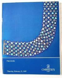 Christie's East : Fine Jewels : New York : February 21, 1985 : Sale No. 5743