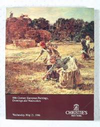 Christie's : 19th Century European Paintings, Drawings and Watercolors : May 21, 1986 : Sale No. NATALIE-6136