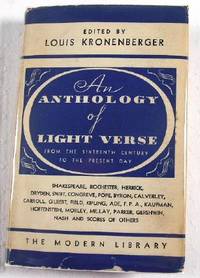 An Anthology of Light Verse. Modern Library No. 48